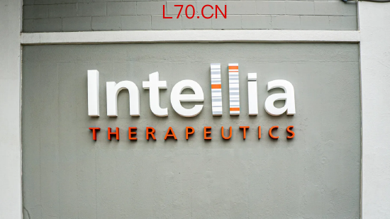 美国马萨诸塞州剑桥市，英特利亚疗法公司外景及标识。