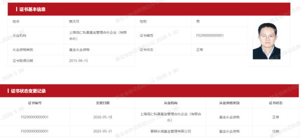 公募老将鲍无可加盟瓴仁私募，控股方为股权投资机构，头部PE越来越重视二级市场布局