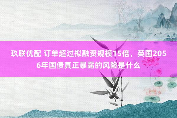 玖联优配 订单超过拟融资规模15倍，英国2056年国债真正暴露的风险是什么
