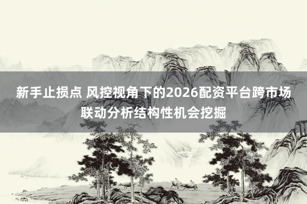新手止损点 风控视角下的2026配资平台跨市场联动分析结构性机会挖掘